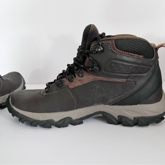 🥾 Columbia Waterproof Hiking Boots Mens 10 Brown Leather Trail Outdoor mid - Picture 7 of 11
